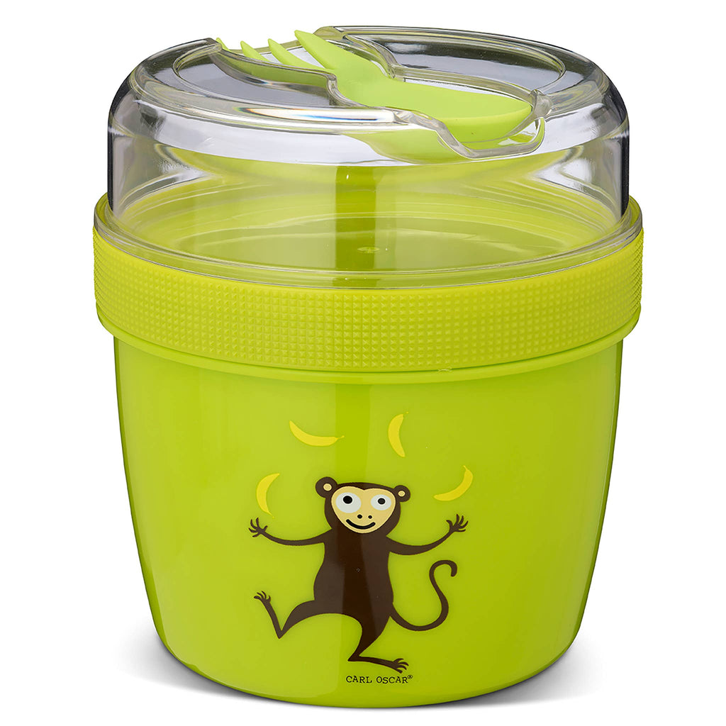 N'ice Cup - L, Kids, Lunchbox met koelschijf - Lime