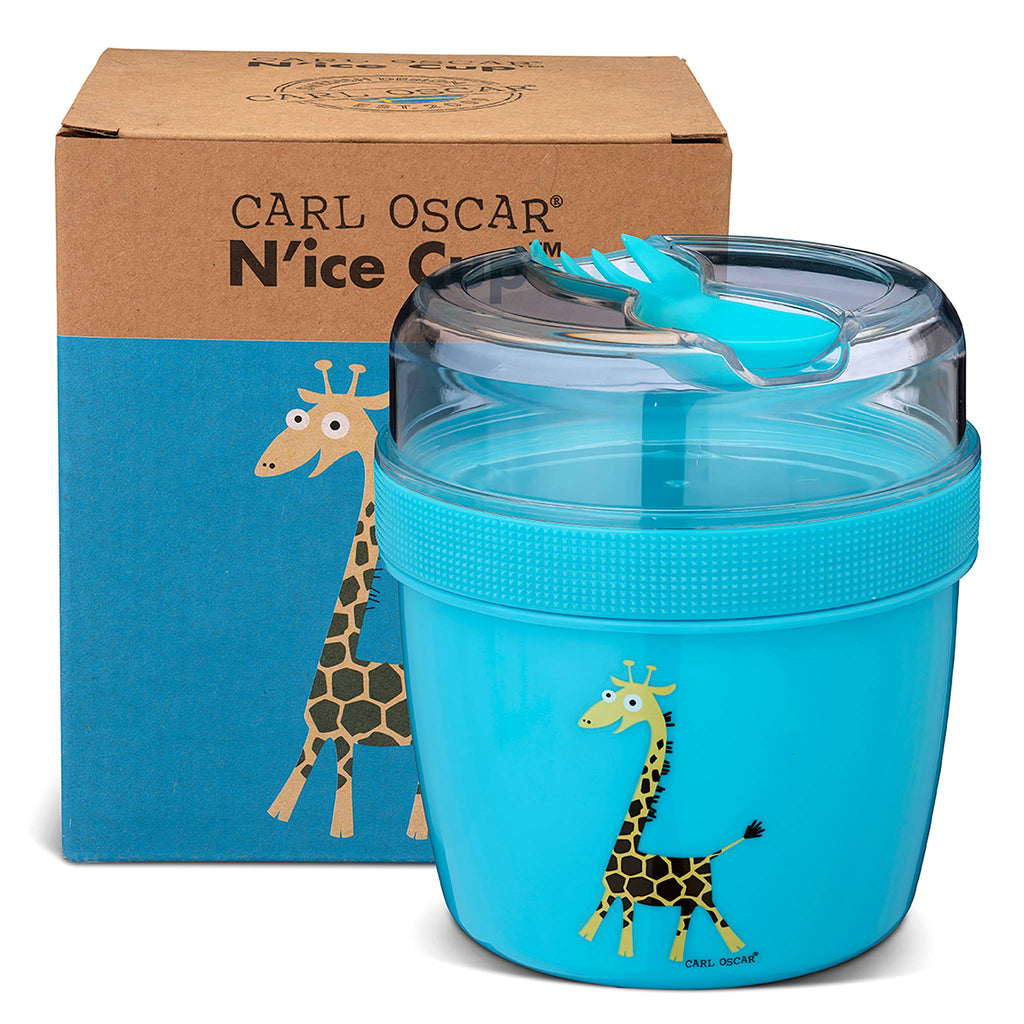 N'ice Cup - L, Kids, Lunchbox met koelschijf - Turkoois