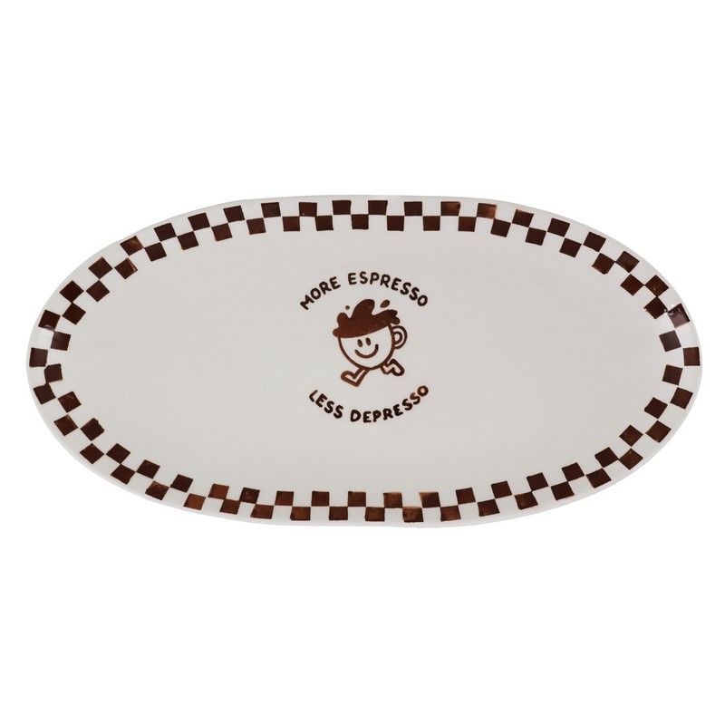 Schaal More Espresso Less Depresso