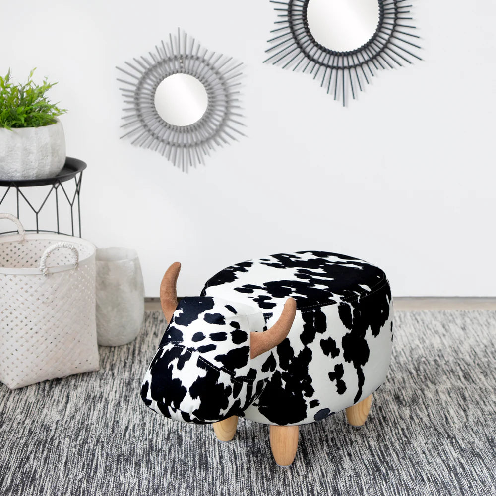'La Vache' kruk - Zwart/Wit