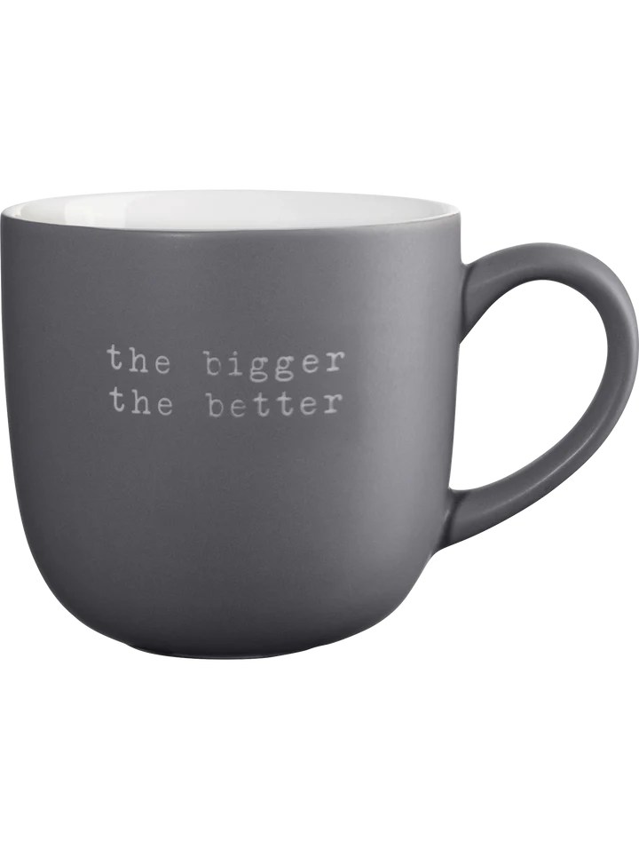 beker, the bigger the better