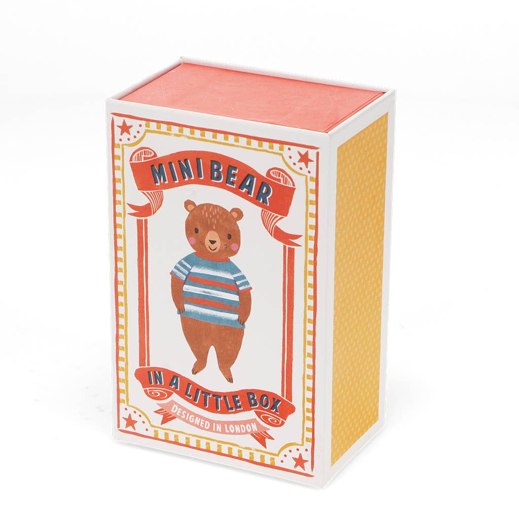 Mini Beer in een Klein Doosje - knuffel