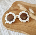 Kinder Zonnebril UV400 bloem - Beige