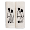 Gastendoekjes NAKED COUPLE BACK