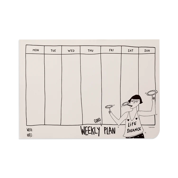 Weekplanner Life Balance