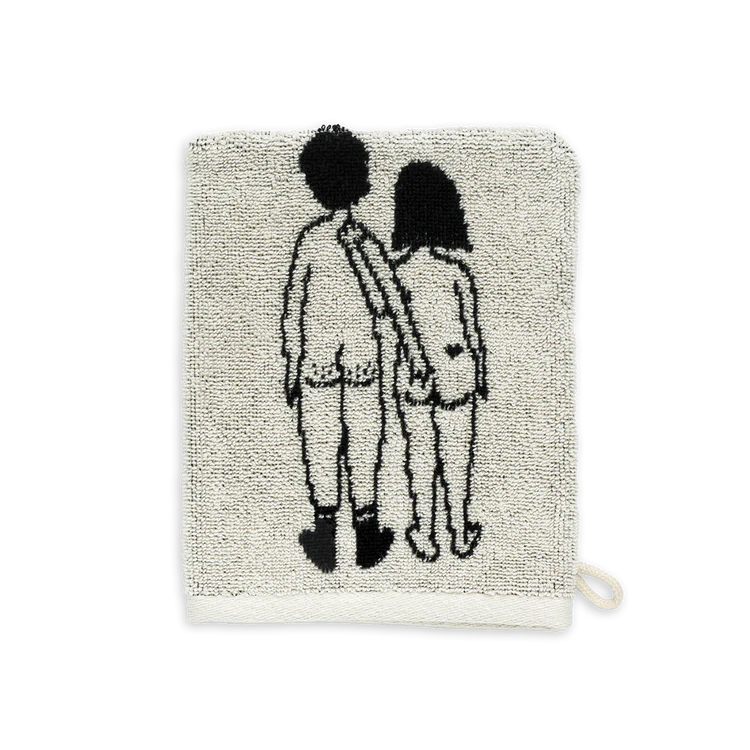 Washand Set Naked Couple Back