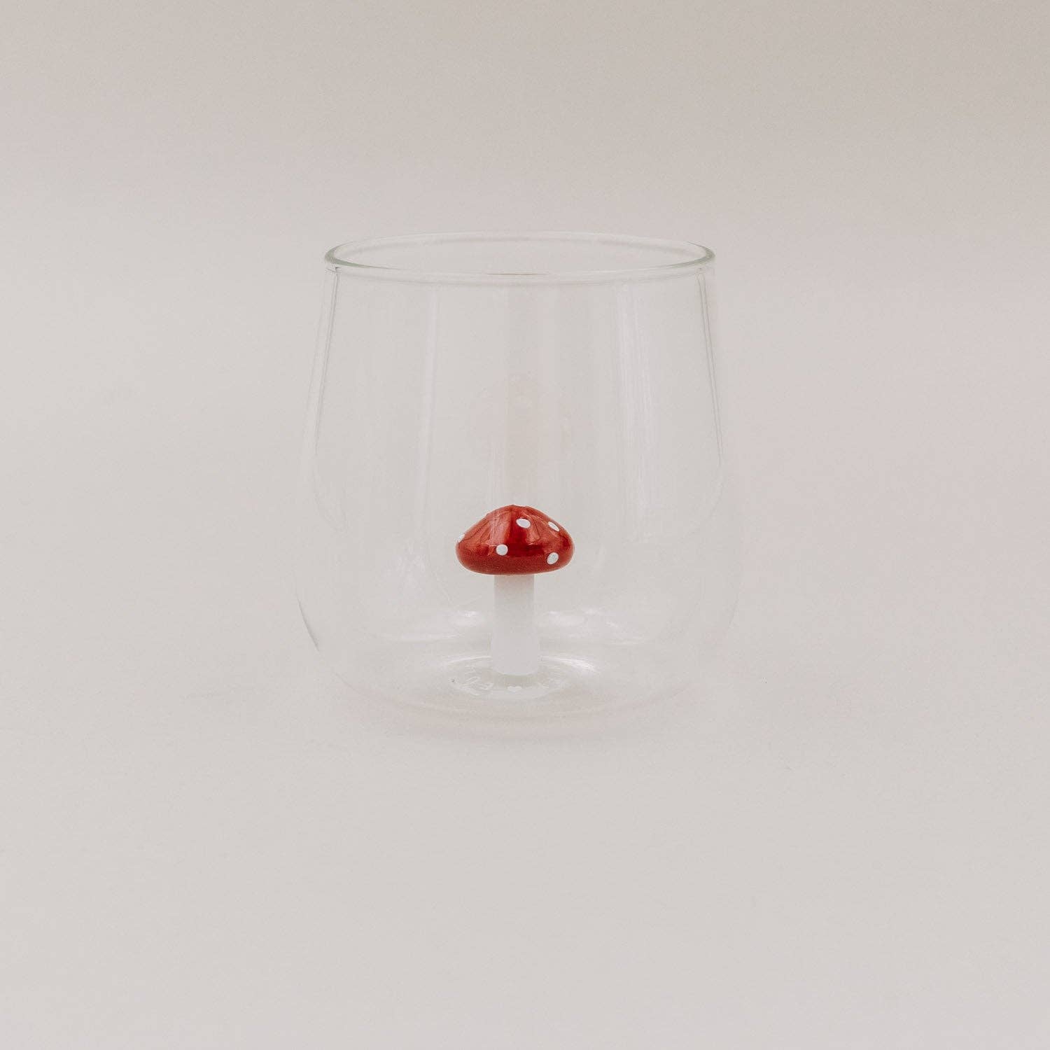 Drinkglas paddenstoelvorm