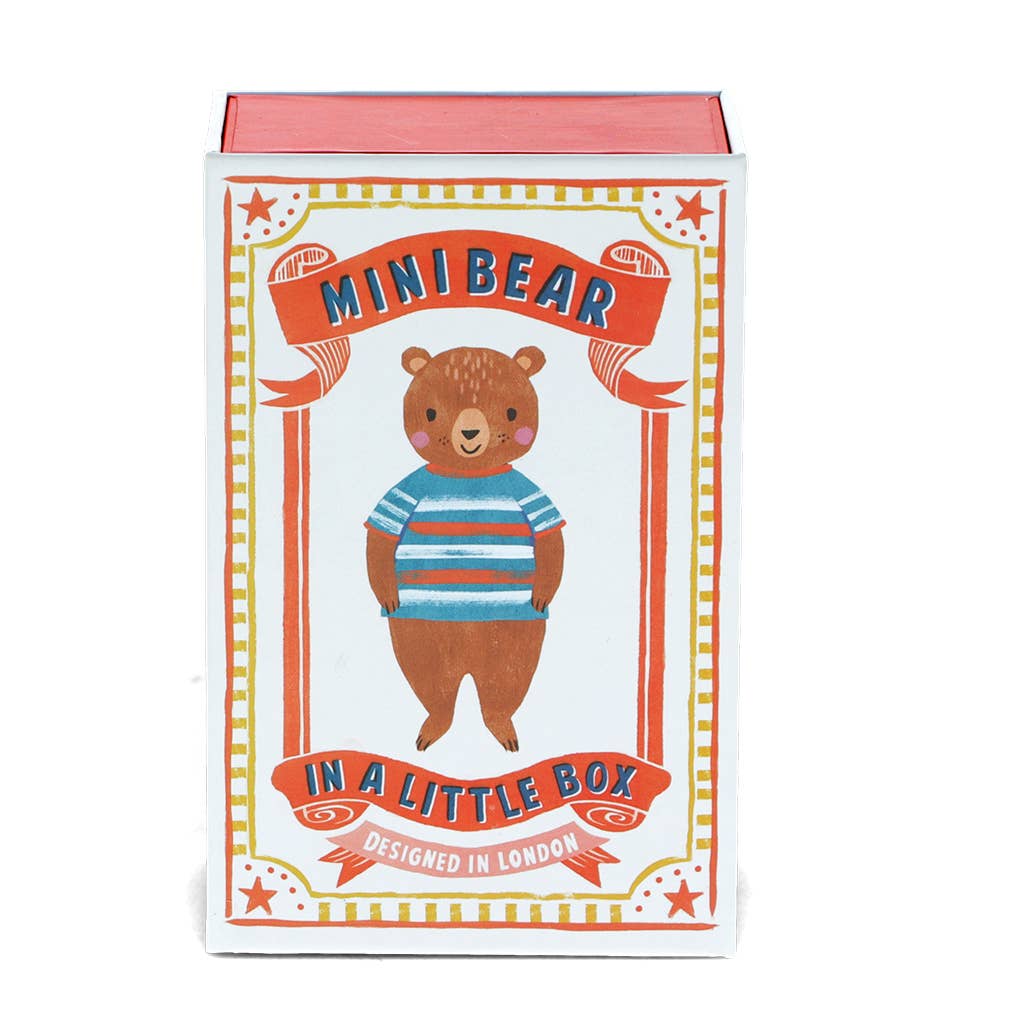 Mini Beer in een Klein Doosje - knuffel
