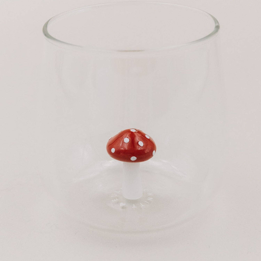 Drinkglas paddenstoelvorm