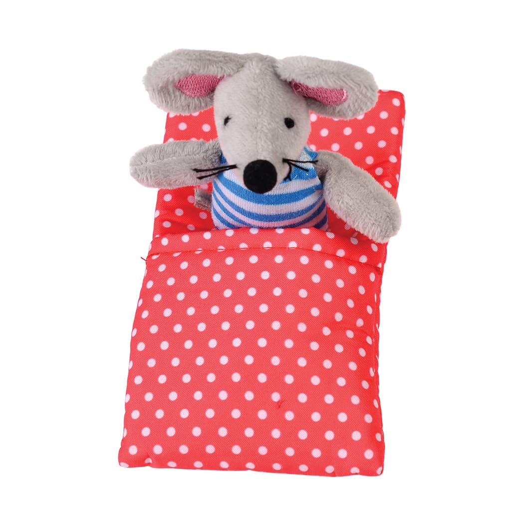 Mini knuffel in een doosje - Muis in een Huis