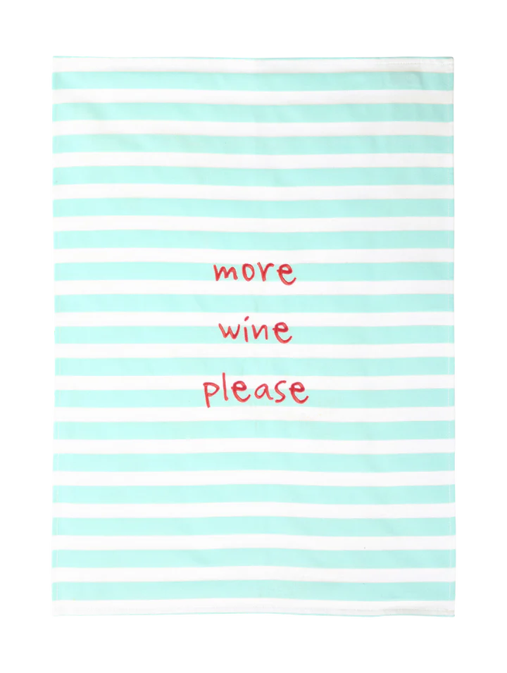 Keukenhanddoek, more wine please