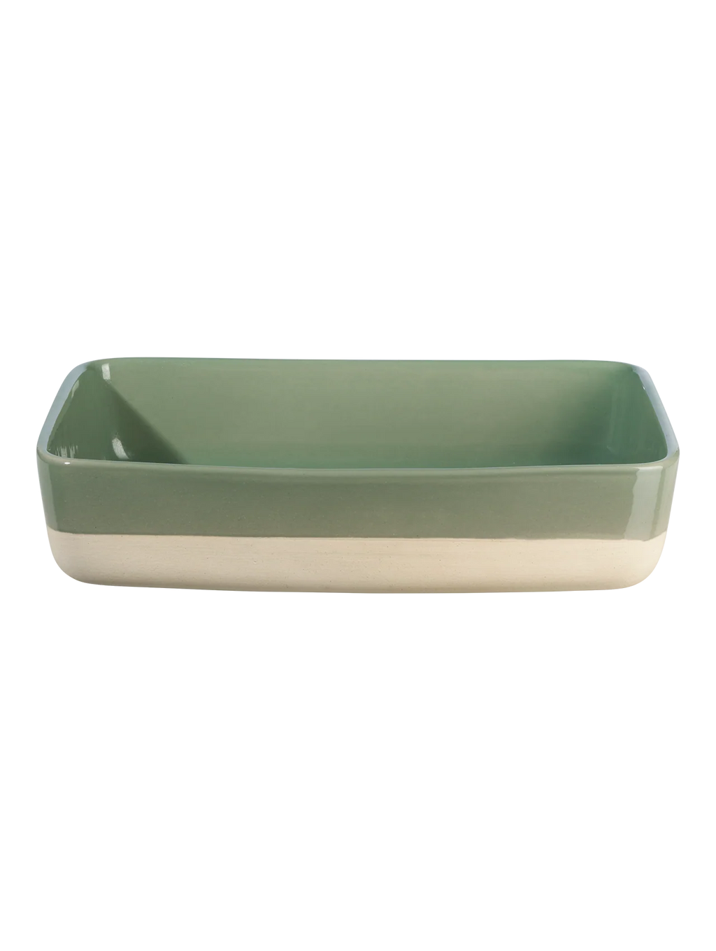 Ovenschaal rechthoekig, sage 28,5cm