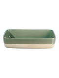 Ovenschaal rechthoekig, sage 28,5cm