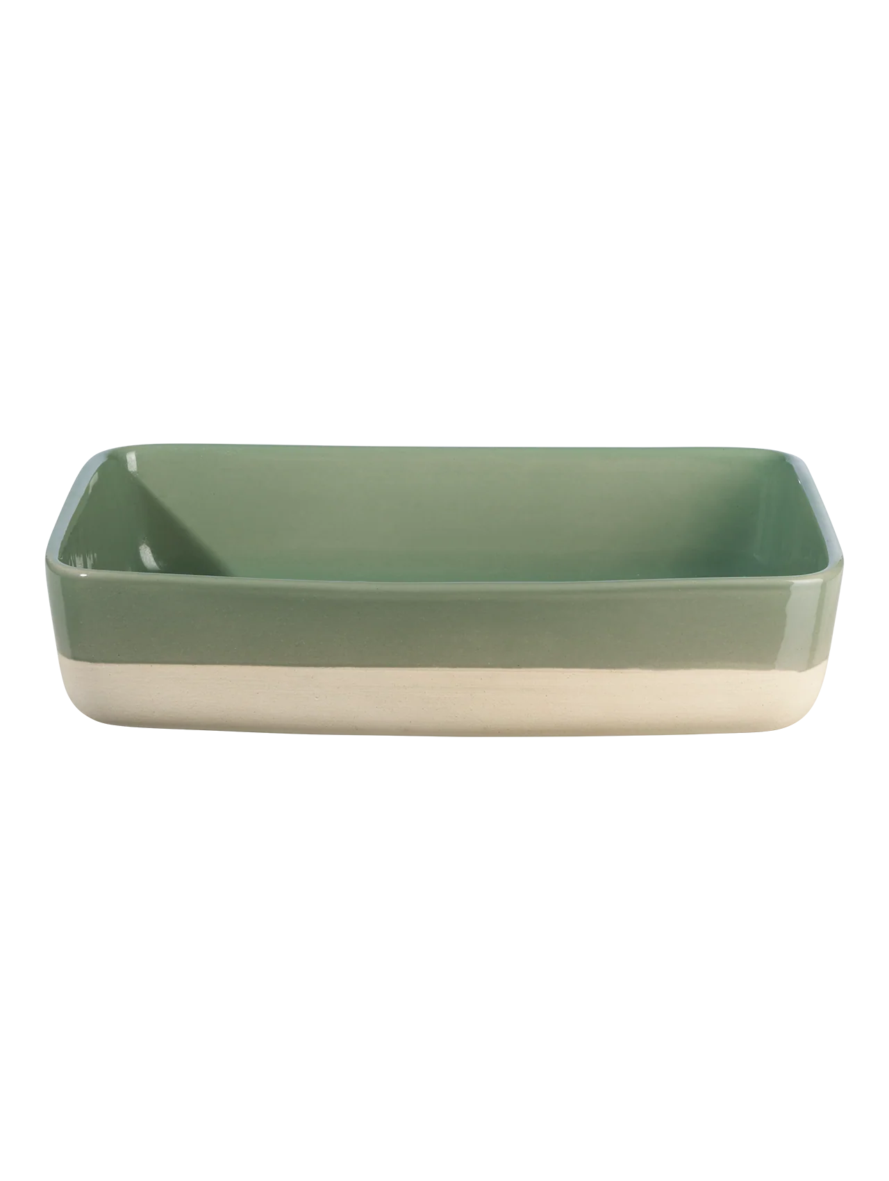 Ovenschaal rechthoekig, sage 28,5cm
