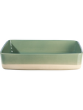 Ovenschaal rechthoekig, sage 36cm