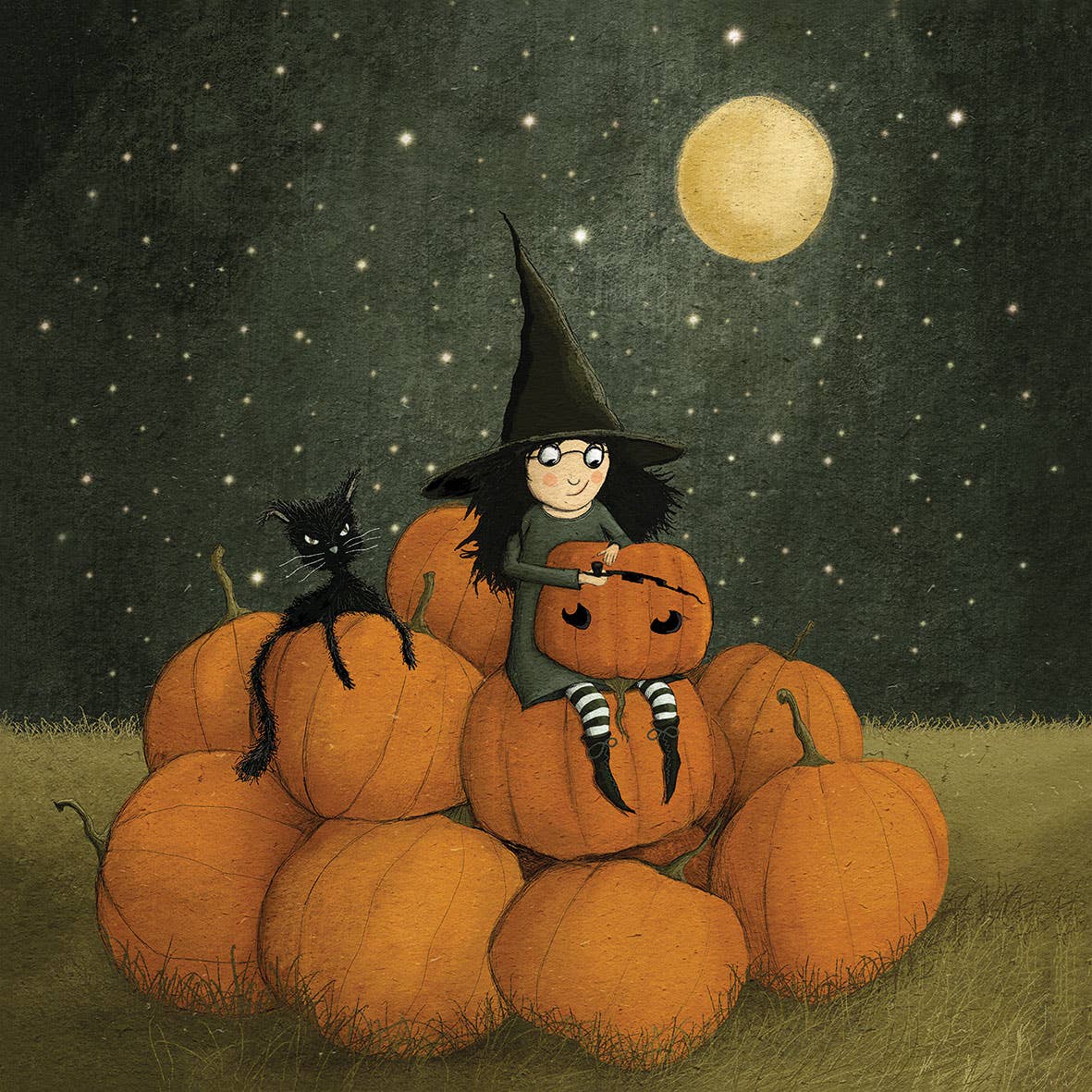 Pumpkin Cutting Napkin 33x33