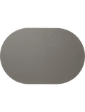placemat ovaal, lava