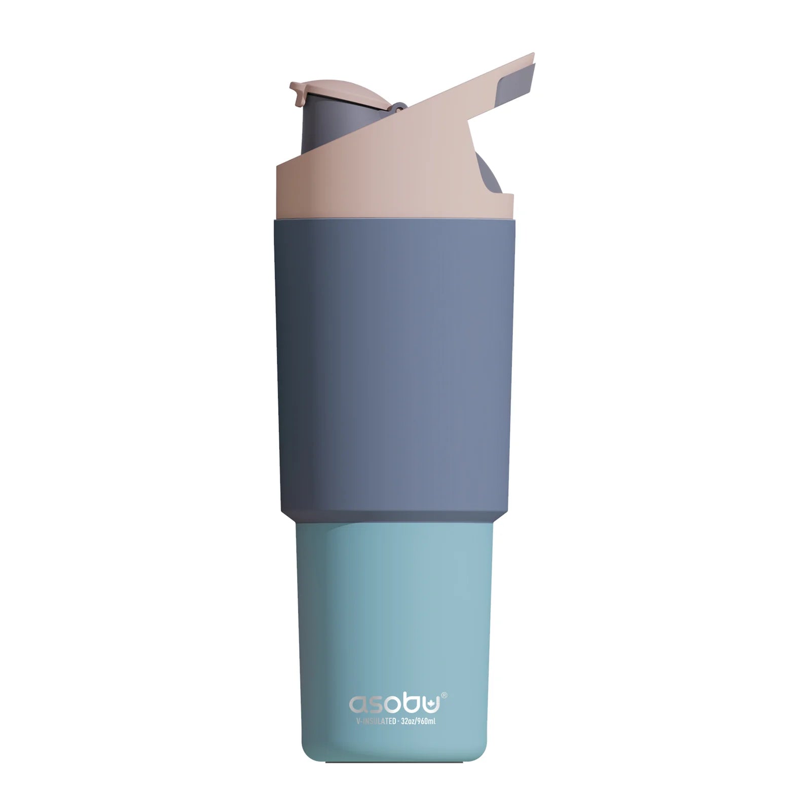 Gym Water Bottle - Cosmic Pastel Blue
