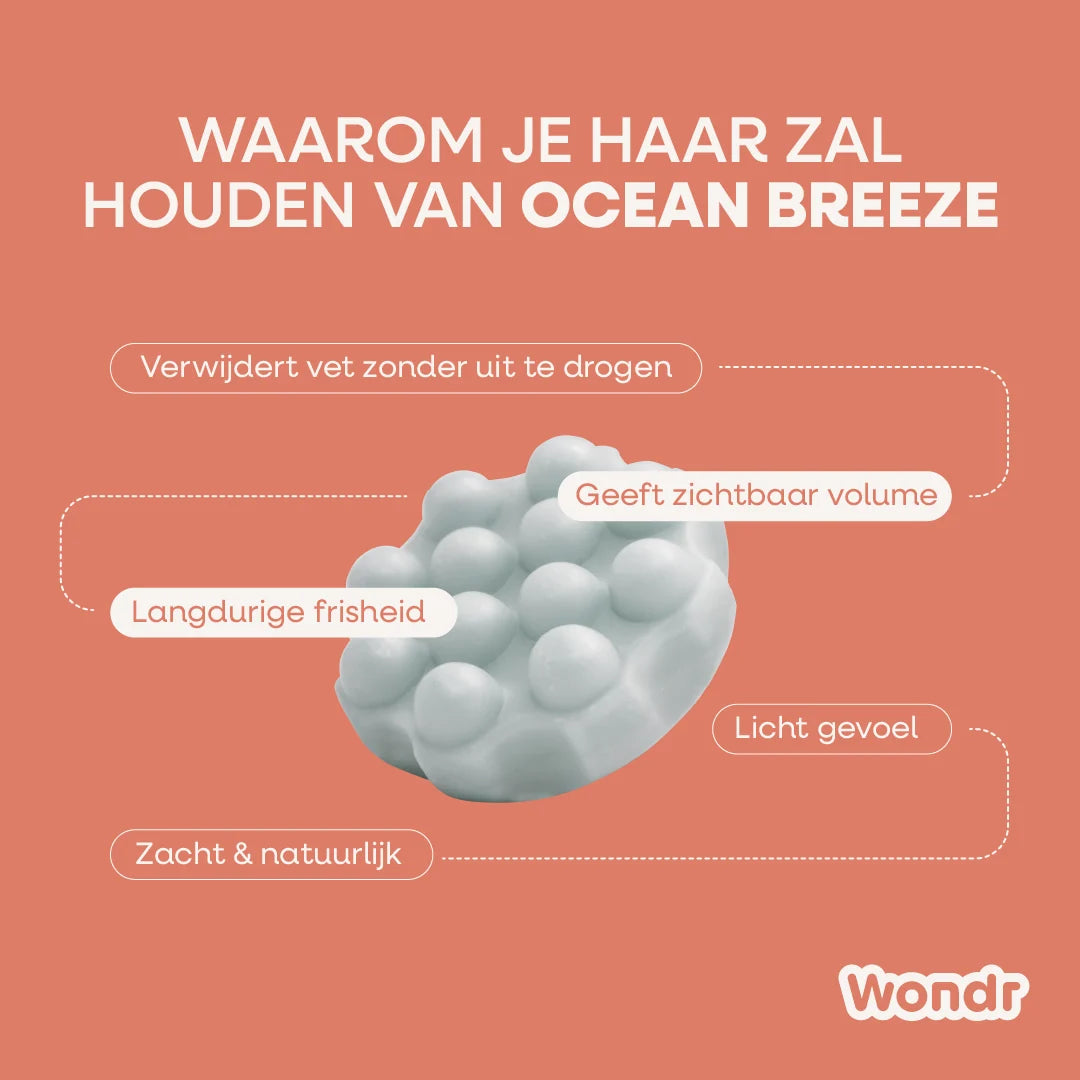 Wondr - Shampoo Bar - Ocean Breeze 55gr