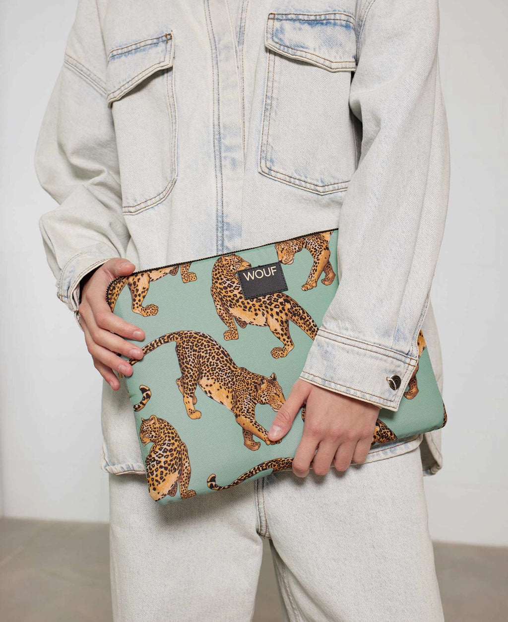 Emerald Leopard Laptop Sleeve 15" & 16"