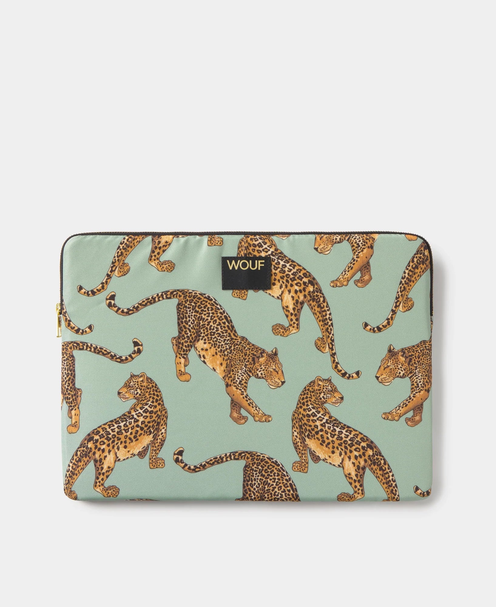 Emerald Leopard Laptop Sleeve 15" & 16"