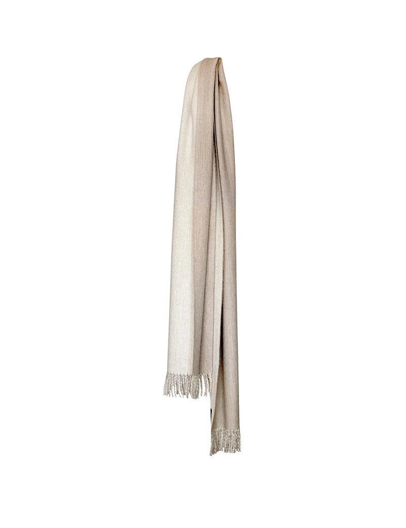 Sjaal - His and Her - Beige/White