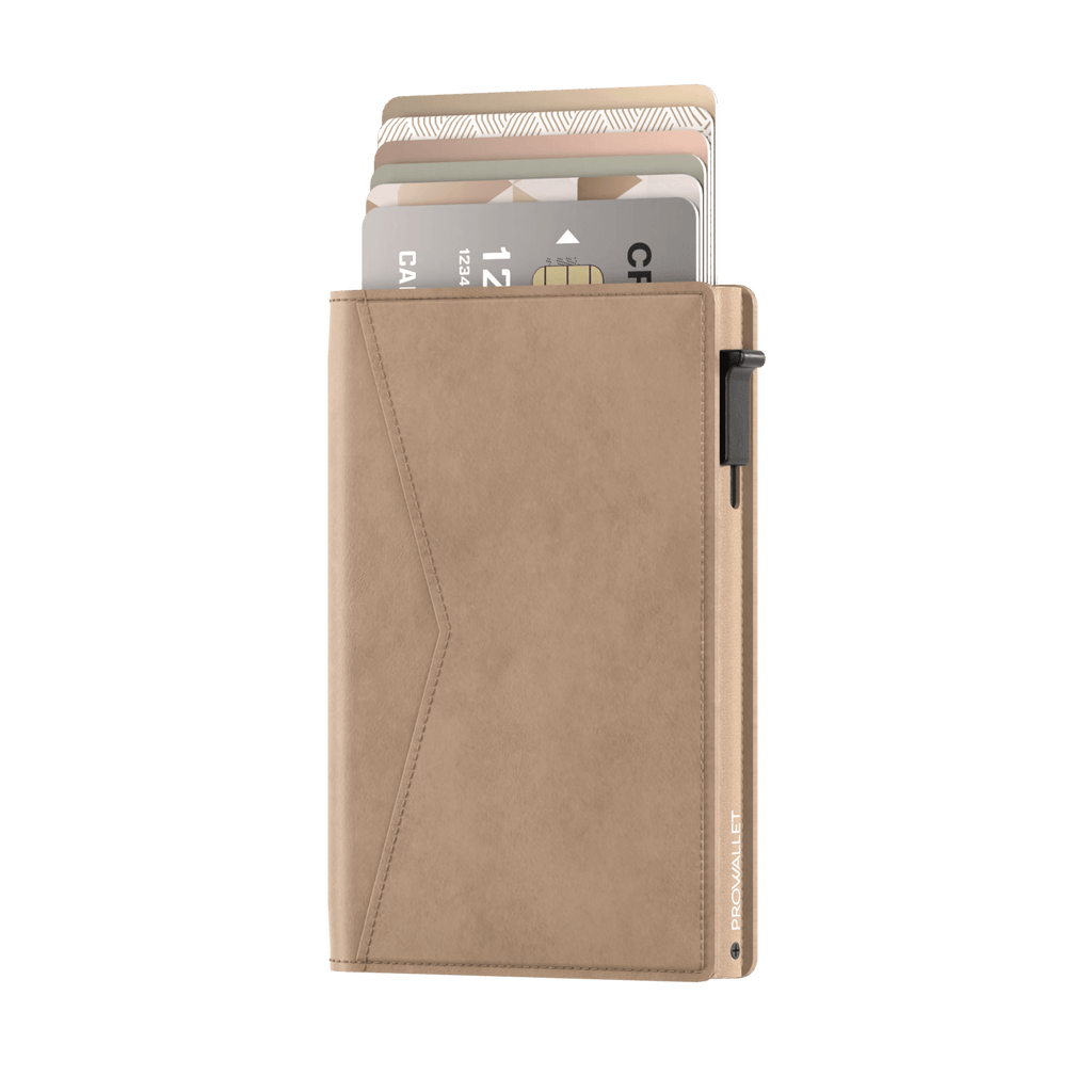 Pasjeshouder Slim Beige