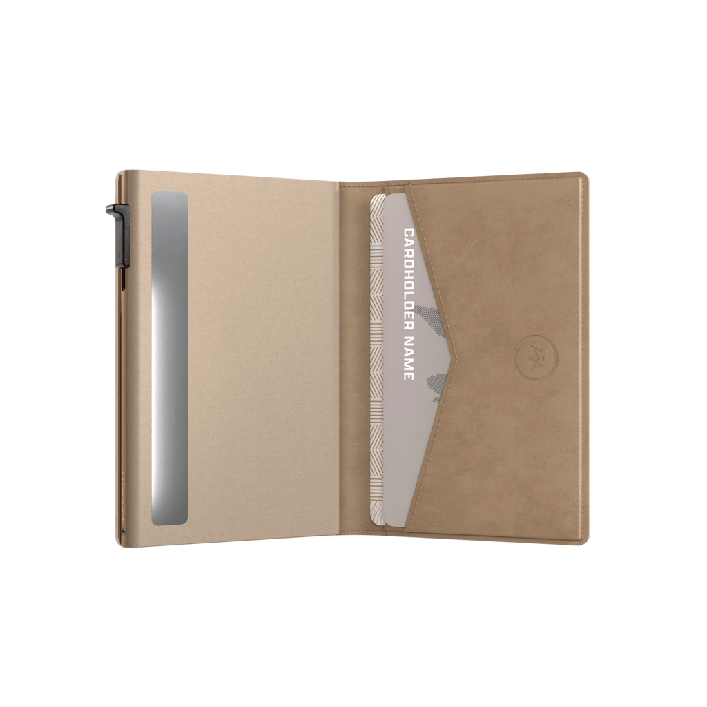 Pasjeshouder Slim Beige