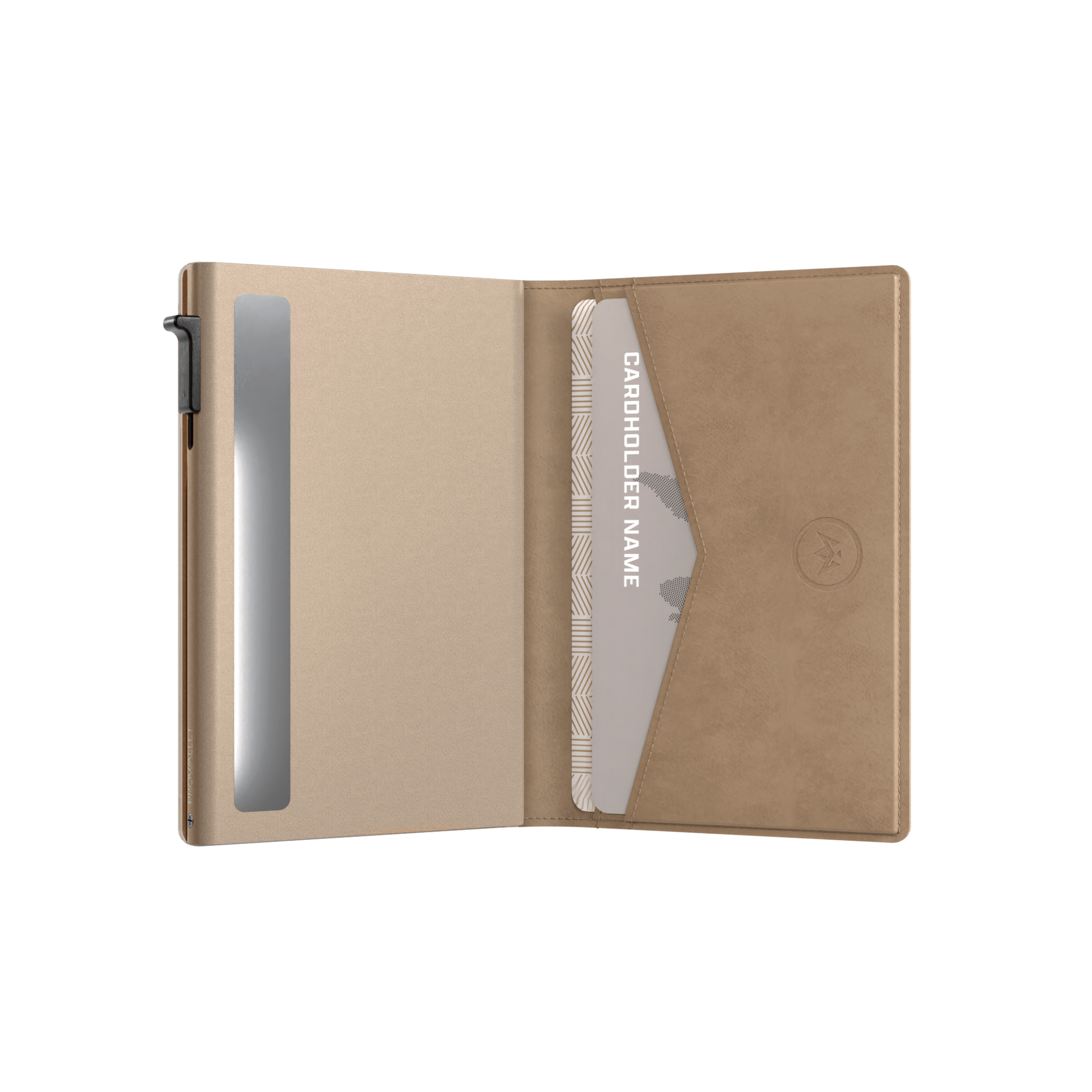 Pasjeshouder Slim Beige