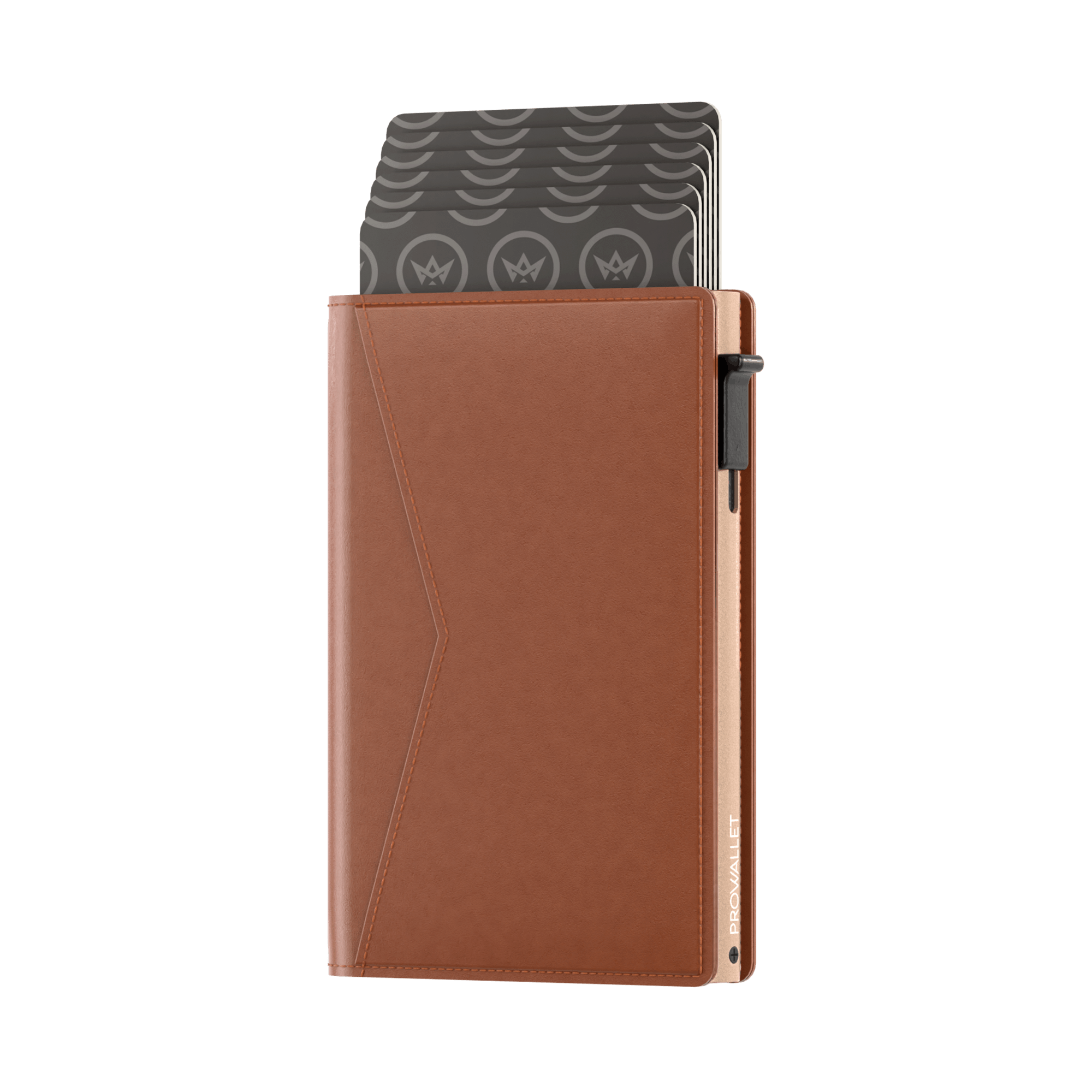 Pasjeshouder Slim Cognac
