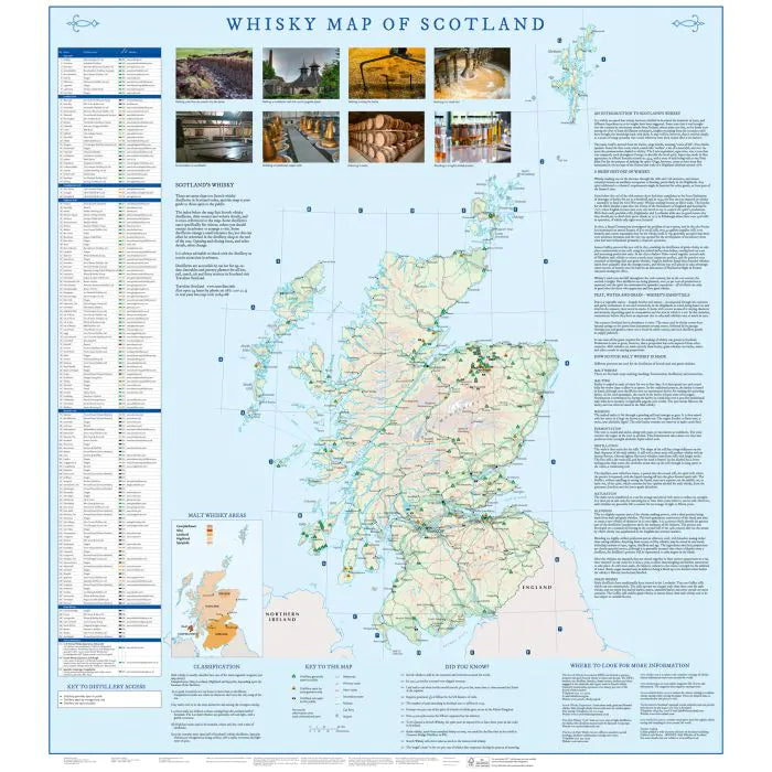 Whisky Map Of Scotland