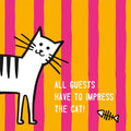 Impress The Cat Orange Napkin 33x33