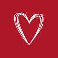 Pure Heart Red Napkin 33X33