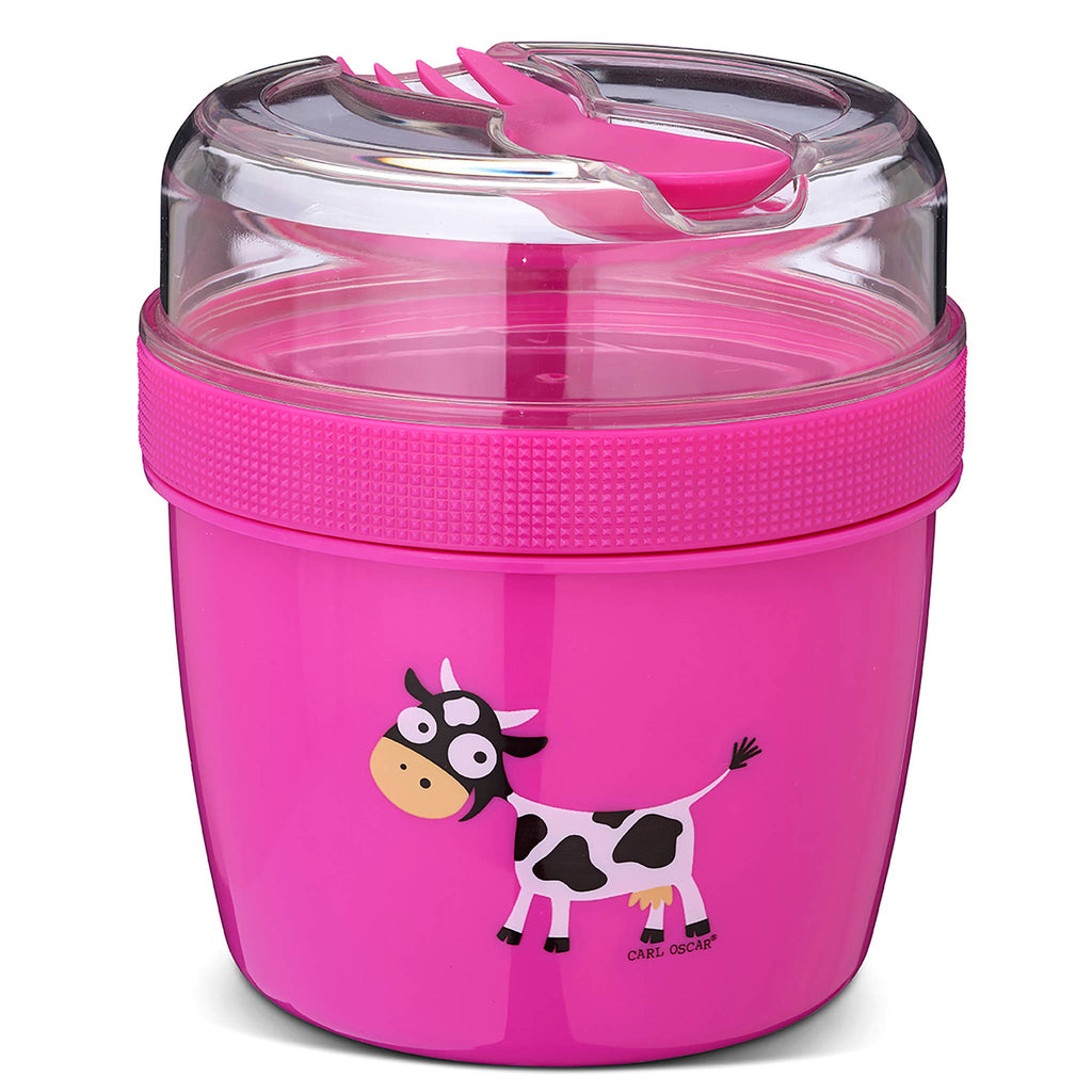 N'ice Cup - L, Kinderlunchbox met koelelement - Paars