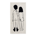 Badhanddoek Naked Couple Back