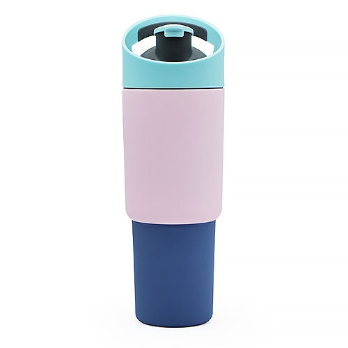 Gym Water Bottle - Cosmic Pastel Pink