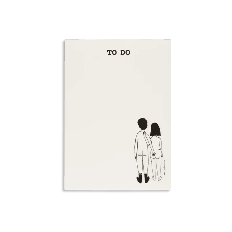 Bloknote Naked Couple Back