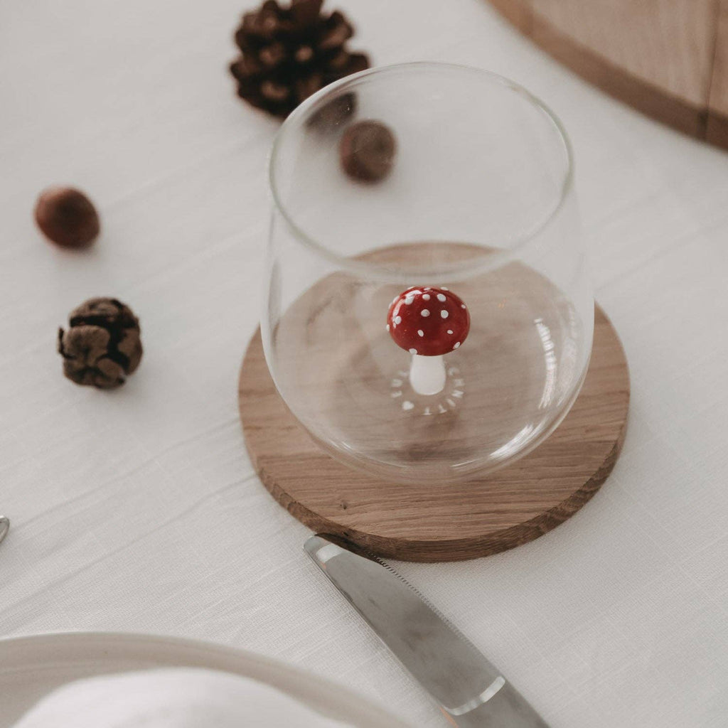 Drinkglas paddenstoelvorm