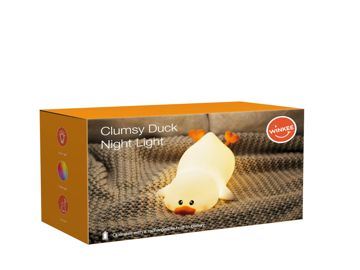 Nachtlampje onhandig eendje