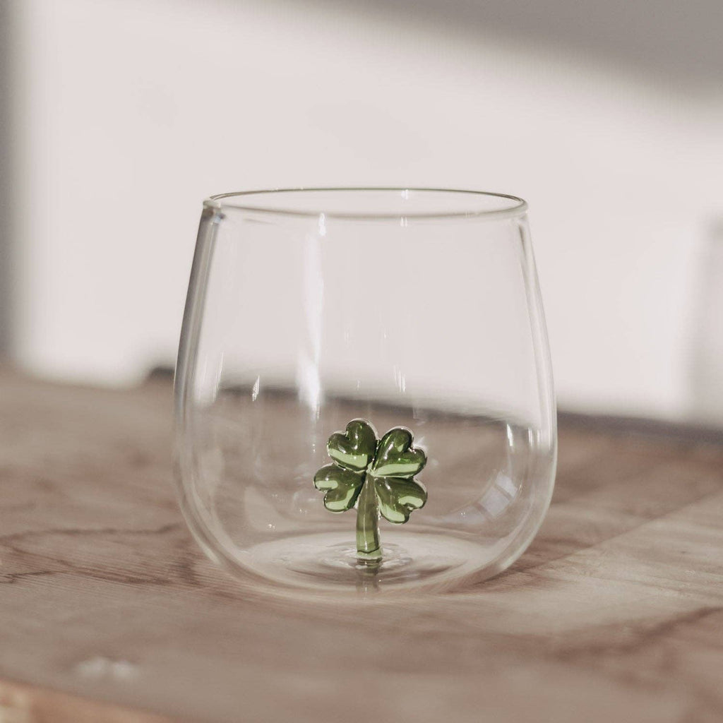 Drinkglas klaverbladvorm