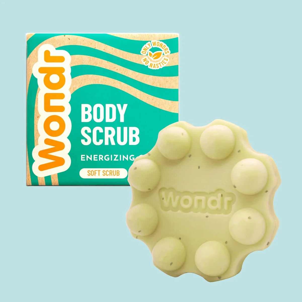 Wondr - Shower Bar - Energizing Ginger Scrub