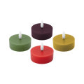 LED theelichthouder 'Levi', set van 4