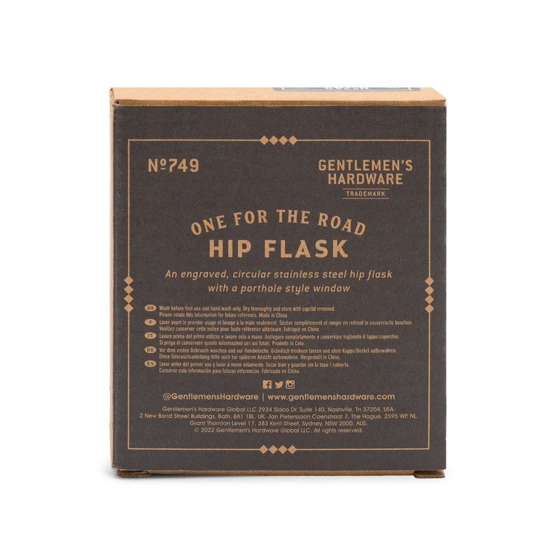 Rond heupflesje 'One For The Road'