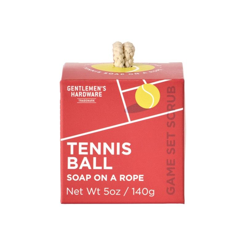 Tennisbal zeep aan een koord - Sandelhout