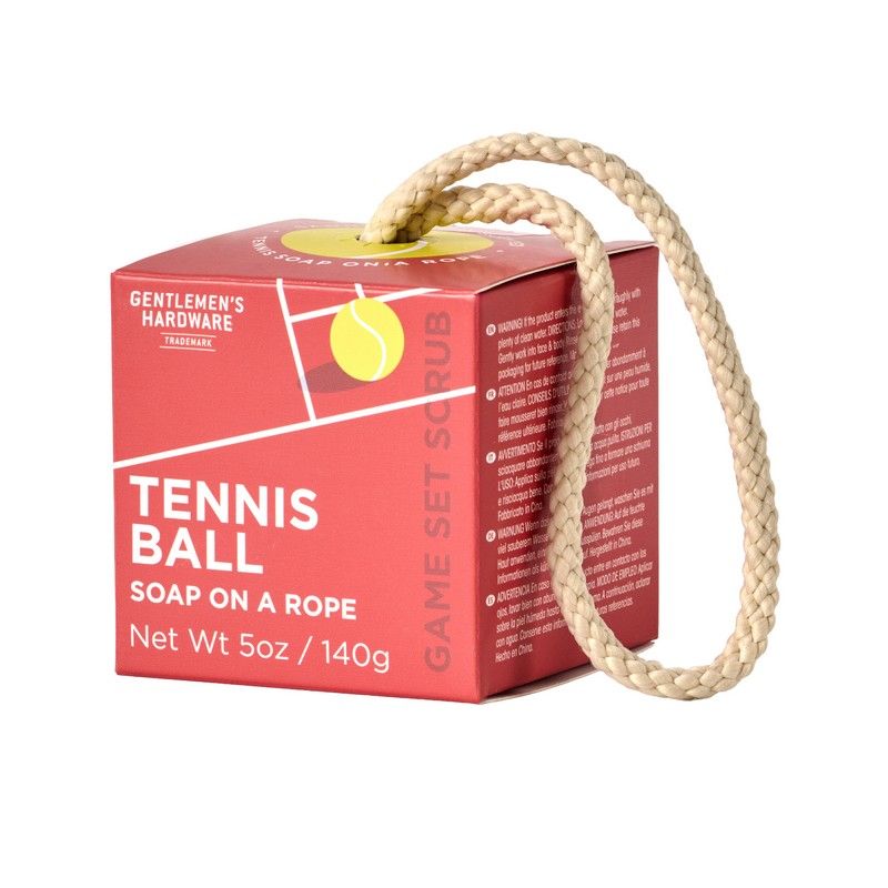 Tennisbal zeep aan een koord - Sandelhout