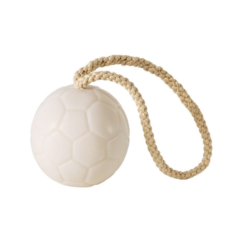 Voetbal zeep aan een koord - Mandarin Spice