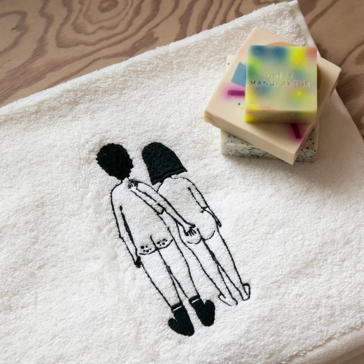 Gastendoekjes NAKED COUPLE BACK
