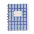 Tulip A5 Twin Wire Notitieblok - Blue Lattice