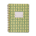 Tulip A5 Twin Wire Notitieblok - Green Lattice