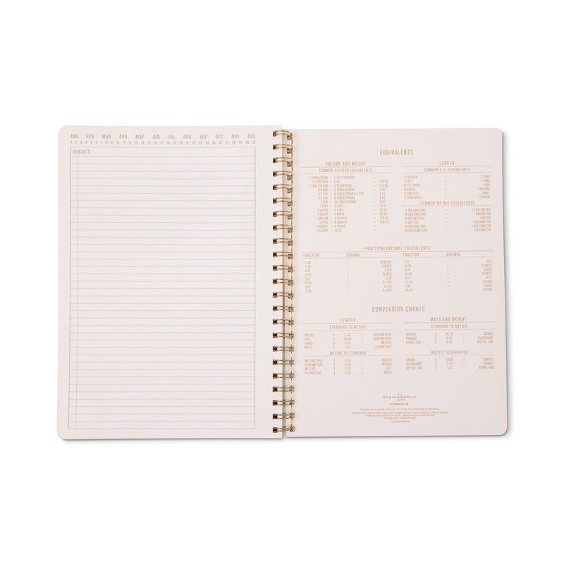 Tulip A4 Twin Wire Notebook - Orange Check